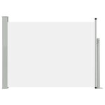 vidaXL Auvent latéral rétractable de patio 120x500 cm Crème