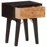 vidaXL Table de chevet 40x30x50 cm Bois de récupération massif