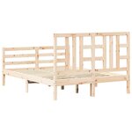vidaXL Cadre de lit sans matelas bois de pin massif