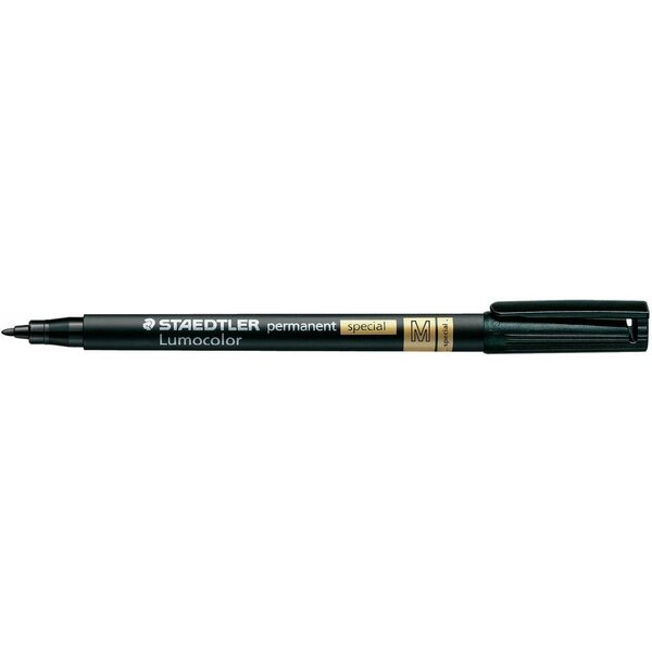 Marqueur permanent spécial 'Lumocolor 319M' Pointe 1 mm Noir STAEDTLER