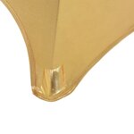 Vidaxl nappes de table extensibles 2 pièces 80 cm doré