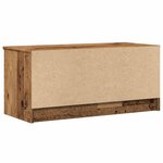 vidaXL Meubles TV 2 Pièces vieux bois 80x35x36 5 cm bois d'ingénierie