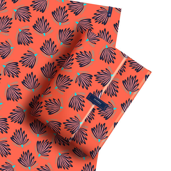 KIT Feuille cadeau réutilisable M Orange Nancy