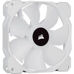 CORSAIR Ventilateur SP Series - White SP120 RGB ELITE - 120mm RGB LED Fan with AirGuide - Single Pack (CO-9050136-WW)