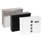 Boîte aux Lettres en Acier  Chance E7104  Serrure Couverte  Noir