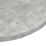 vidaXL Plateau de table Gris béton 40 x 40 x 1 5 cm Bois d'ingénierie