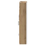 vidaXL Armoire Miroir de Salle de Bain Chêne artisan