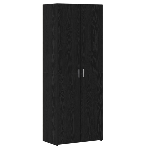 vidaXL Haut de buffet Chêne Noir 70x42 5x185 cm Bois d'ingénierie