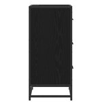 vidaXL Buffet Chêne noir 35.5 x 35 x 76 cm Bois d'ingénierie