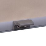 vidaXL Store enrouleur occultant Beige M06/306