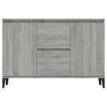 vidaXL Buffet Sonoma gris 102x35x70 cm Bois d'ingénierie