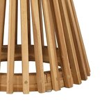 vidaXL Table d'appoint Marron 50 x 50 x 49 5 cm Bois de teck massif