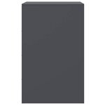 vidaXL Tables de chevet 2 Pièces anthracite 34 5x39x62 cm acier