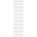 vidaXL Store zèbre blanc 45x150 cm largeur du tissu 40 9 cm polyester