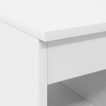 vidaXL Meuble de Salle de Bain In-between Blanc 30 x 35 x 50 cm