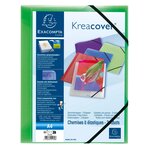 Chemise personnalisable à élastique PP Kréacover coloris assortis EXACOMPTA