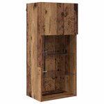 vidaXL Meubles TV muraux 6 Pièces Chêne noir 100 x 30 x 40 cm