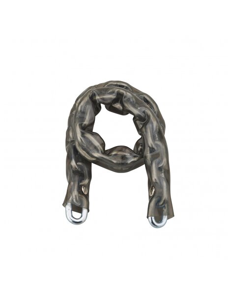 THIRARD - Chaîne acier cémenté zingué Loops  vélo  barrières  Ø 6mm  0.6m  gaine PVC