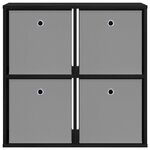 vidaXL Buffet Chêne noir 68 5 x 32 x 67 cm