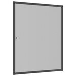 vidaXL Moustiquaire pour fenêtres Anthracite 100x120 cm