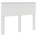 vidaXL Tête de lit Blanc 120 cm Bois d'ingénierie