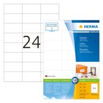 HERMA Étiquettes permanentes PREMIUM A4 70x37 mm 100 Feuilles