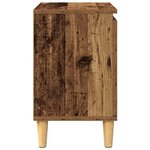 vidaXL Cabinet de chevet Bois ancien 40 x 30 x 50 cm Bois d'ingénierie