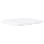 vidaXL Lit avec matelas Dover vert foncé 160x200 cm velours