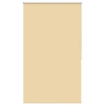 vidaXL Store enrouleur occultant 124 4 x 175 cm  largeur du tissu 120 cm  beige