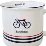 Tasse en porcelaine baroudeur - vélo