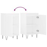 vidaXL Buffets 2 Pièces blanc 40x35x70 cm bois d’ingénierie