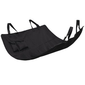Vidaxl housse de siège auto pour animaux 148 x 142 cm noir