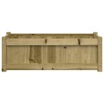 vidaXL Jardinière d'extérieur 90x31x31 cm bois de pin imprégné