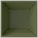 vidaXL Jardinière Bol de Jardin Verte Olive 35x35x15 cm en Acier