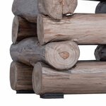 vidaXL Tabouret Naturel 30 x 30 x 38 cm Bois de teck massif