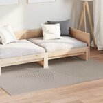 vidaXL Tapis de surface HUARTE Beige 200 x 140 cm Polyester