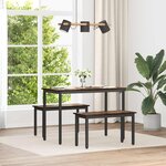 vidaXL banc Chêne Fumé 80 x 35 x 45 cm Bois d'ingénierie