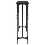 vidaXL Table console Chêne noir 140 x 23 x 75 cm