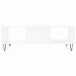 vidaXL Table basse blanc 104x60x35 cm bois d'ingénierie
