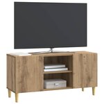 vidaXL Meuble TV 102 x 34 5 x 50 cm Chêne artisanal Bois d'ingénierie