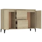 Vidaxl buffet chêne sonoma 104x35x70 cm aggloméré