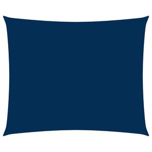 vidaXL Voile de parasol Tissu Oxford rectangulaire 2 5x4 m Bleu