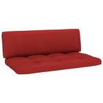 vidaXL Salon de jardin palette 6Pièces avec coussins Pin imprégné de noir