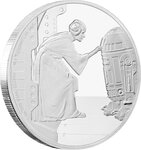 Pièce de monnaie 2 Dollars Niue 2016 1 once argent BE – Princesse Leia