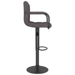 vidaXL Tabouret de bar Taupe Tissu