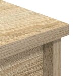 vidaXL Buffet haut chêne sonoma 50x35x180 cm bois d'ingénierie