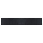 vidaXL Tapis rectangulaire noir 60x400 cm bambou