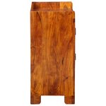 vidaXL Meuble à chaussures 55x35x75 cm en bois solide d'acacia
