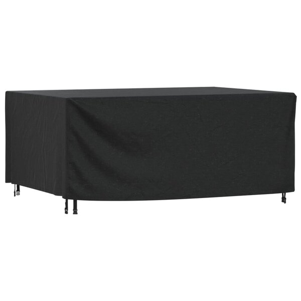 vidaXL Housse de salon de jardin noir 225x143x90 cm imperméable 420D