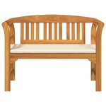 vidaXL Banc rose Naturel 114 x 46 x 82 5 cm Bois d'Acacia Massif